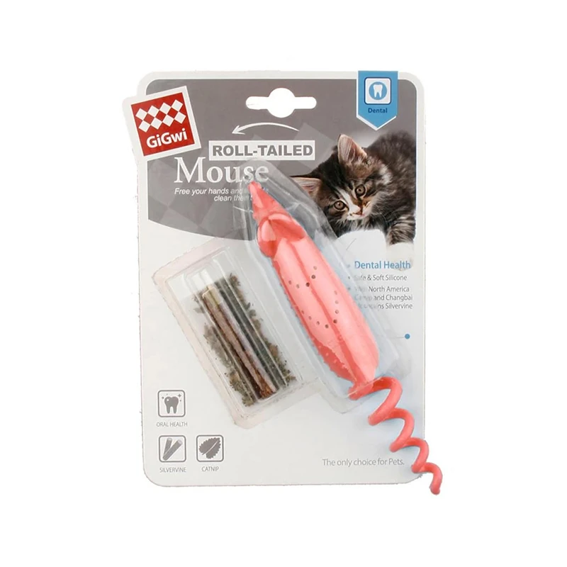 Gigwi Catnipli Fare Model Oyuncak Turuncu