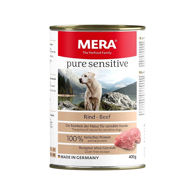 Mera Pure Sensitive Sığır Etli Köpek Konservesi 400gr