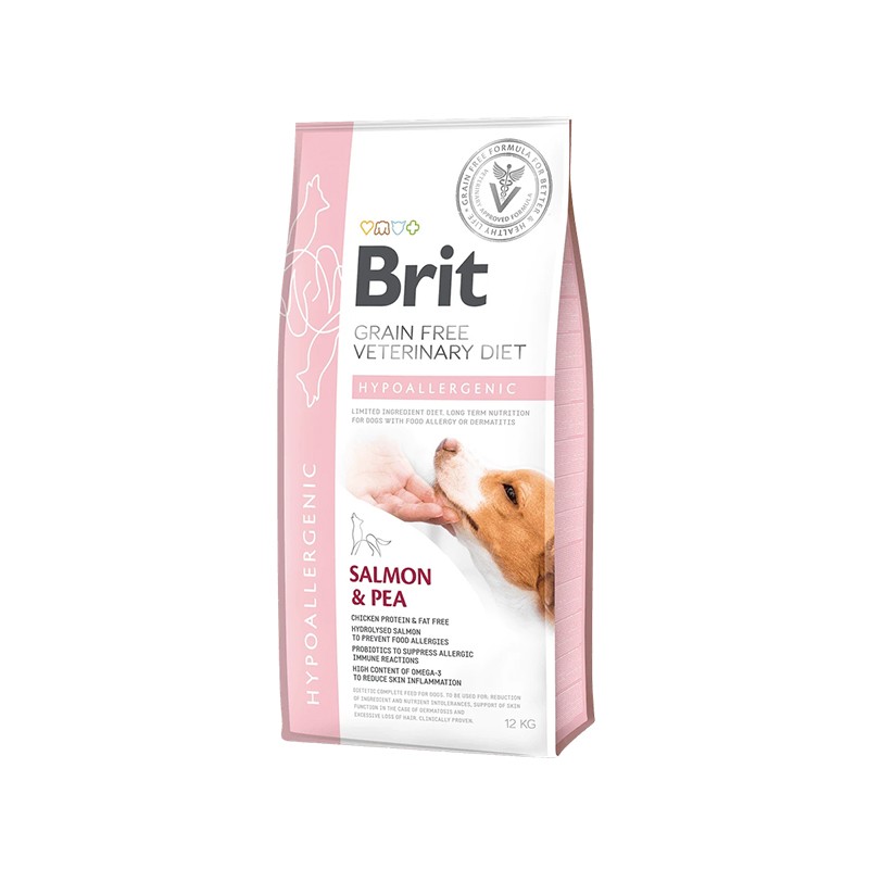 Brit Veterinary Diet Hypo-Allergenic Cilt Sağlığı Destekleyici Tahılsız Köpek Maması 2kg