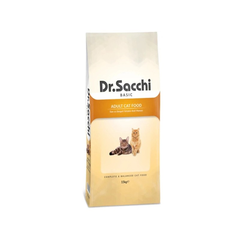 Dr.Sacchi Basic Tavuklu Yetişkin Kedi Maması 15kg