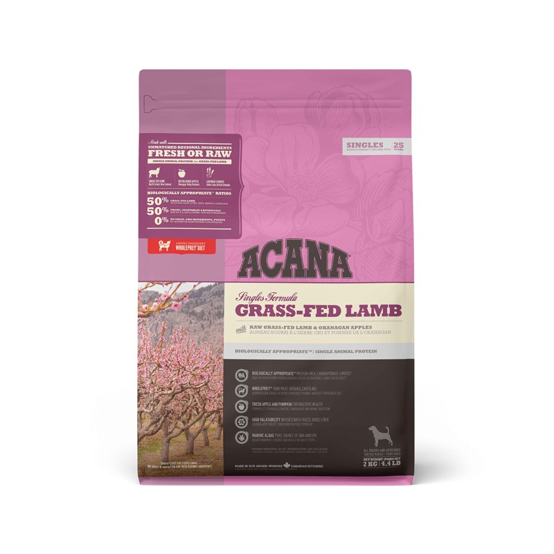 Acana Singles - Grass-fed Lamb Köpek Maması 2 Kg