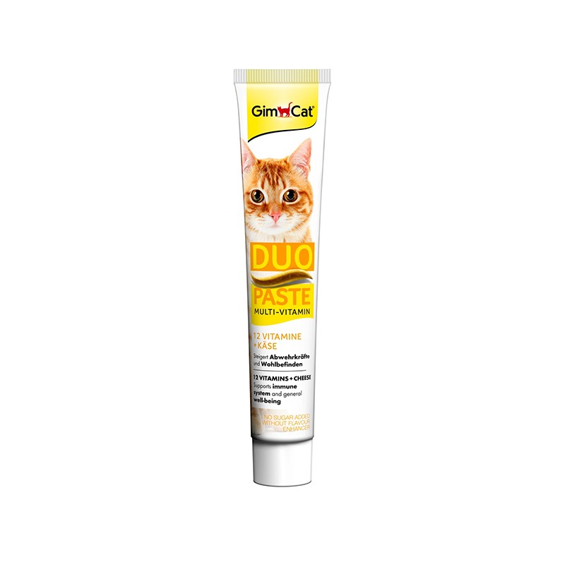 Gimcat Kedi Macunu Multivitamin Duo Paste Peynir + 12 Vitamin 50gr