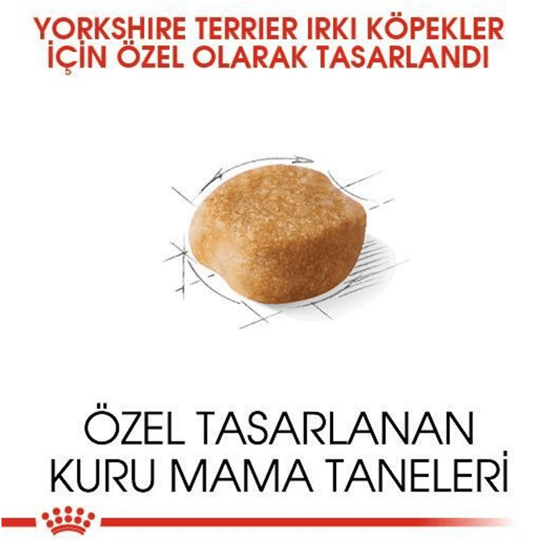 Royal Canin Yorkshire Terrier Irkına Özel Köpek Maması 1.5 Kg + 2 Adet Yaş Mama Hediyeli