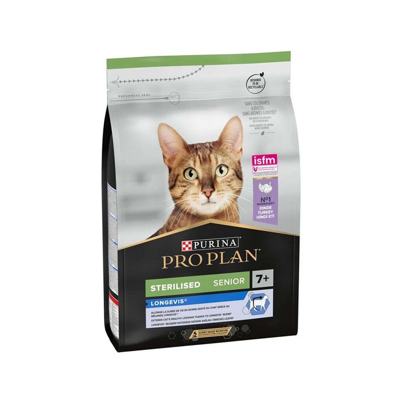 Pro Plan Sterilised+7 Kısırlaştırılmış Yaşlı Kedi Maması 3kg