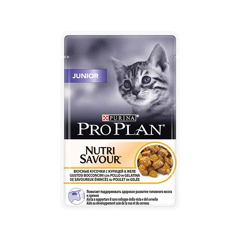 Pro Plan Junior Tavuk Etli Pouch 85gr