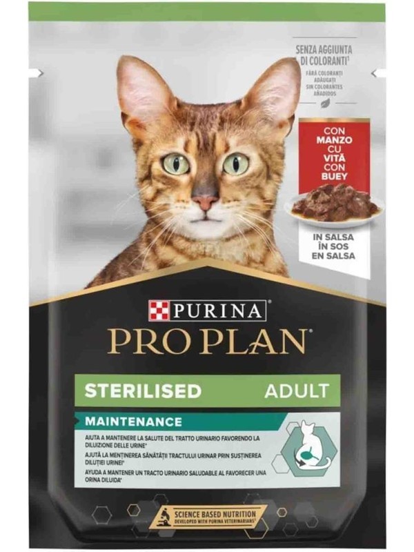 Pro Plan Pouch Kısır Biftekli Kedi Konservesi 85gr