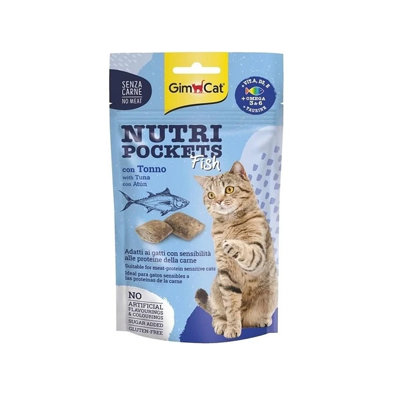 Gimcat Nutripockets Ton Balıklı Kedi Ödülü 60 gr