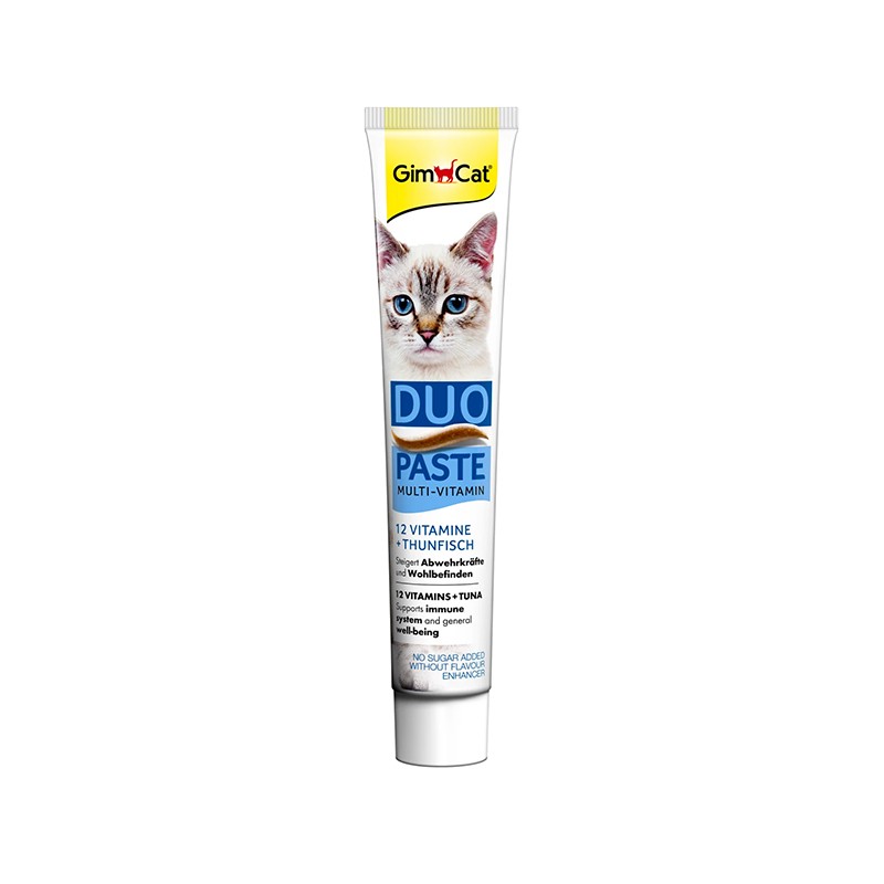 Gimcat Kedi Macunu Multivitamin Duo Paste Tuna + 12 Vitamin 50gr