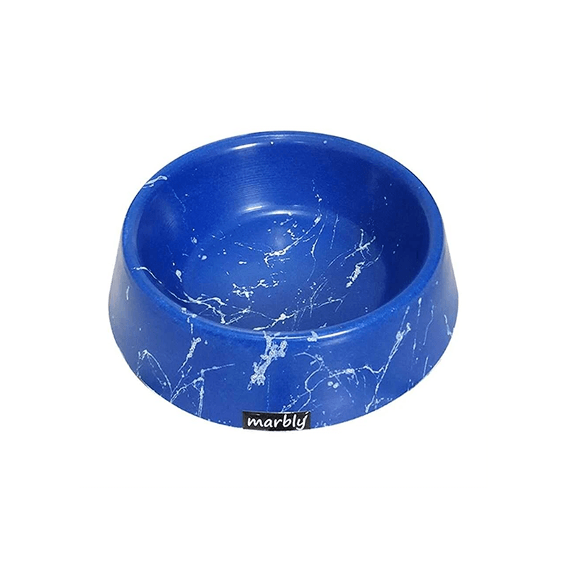 Playfull Blue White Mermerit Kedi Köpek Mama ve Su Kabı 8 oz