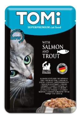 Tomi Somonlu Ve Alabalıklı Kedi Konservesi 100gr