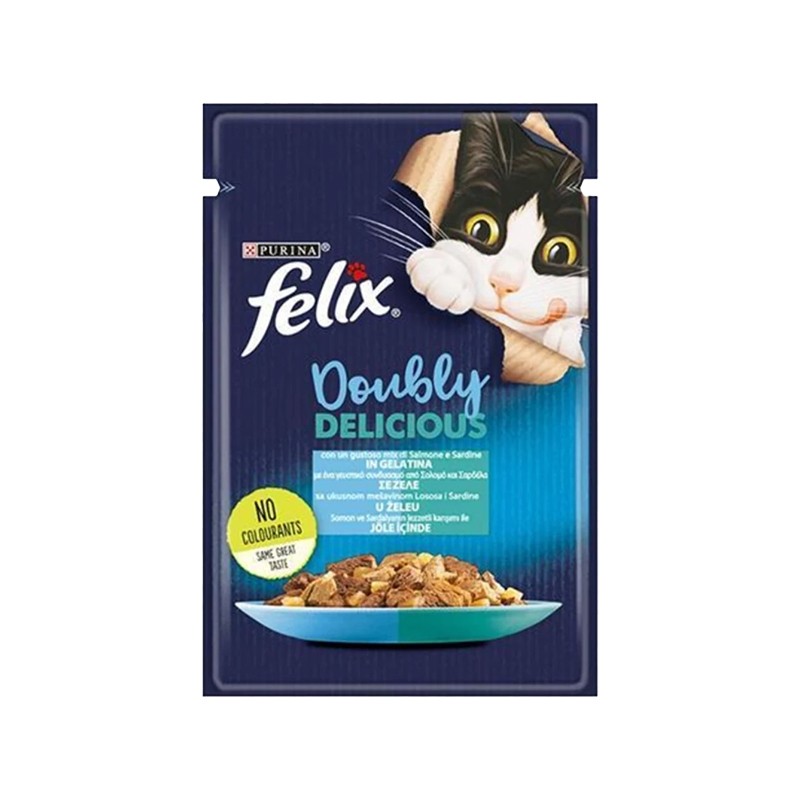 Felix Somonlu & Sardalyalı Yetişkin Kedi Konservesi 85 Gr