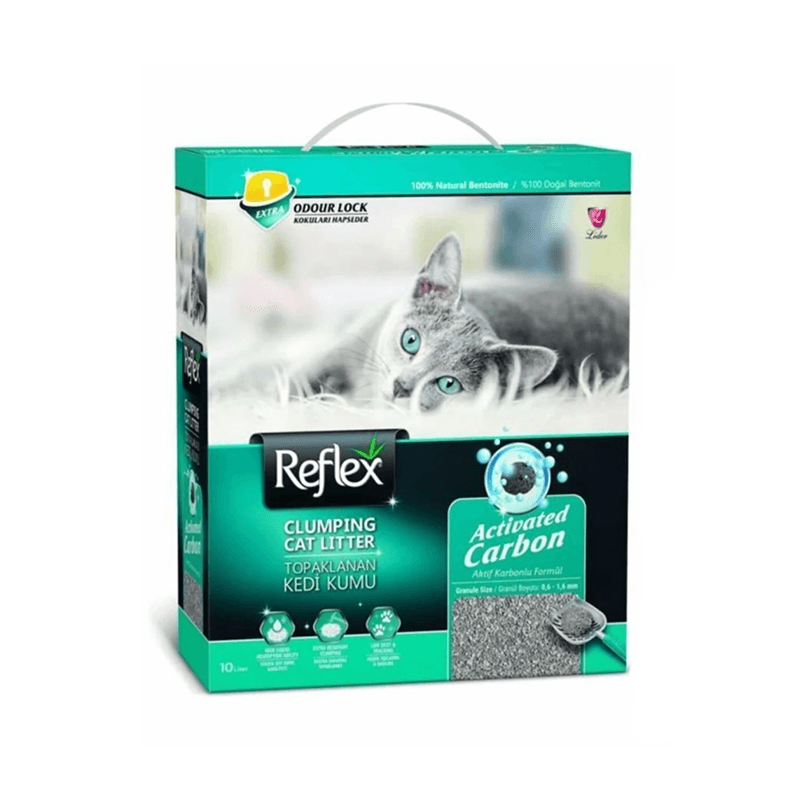 Reflex Aktif Karbonlu Süper Hızlı Topaklanan Kedi Kumu 10 lt