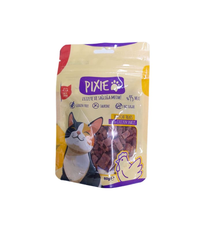 Pixie Tavuk Etli ve Ciğerli Kedi Ödülü 80gr