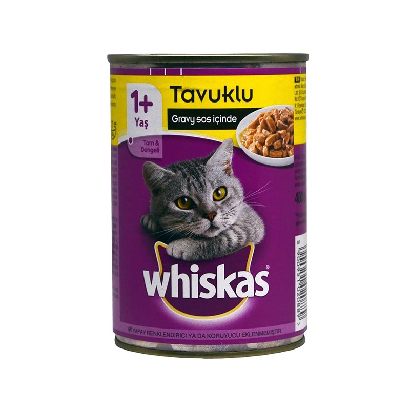 Whiskas Tavuk Etli Kedi Konservesi 400gr