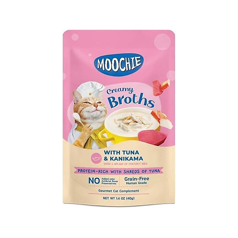 Moochie Ton Balığı ve Kanikama Çorba Yaş Mama 40gr