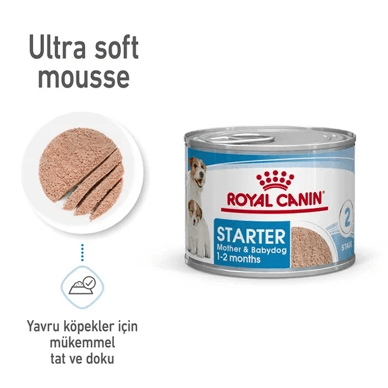 Royal Canin Starter Mousse Yeni Doğan Yavru Köpek Konservesi 195gr