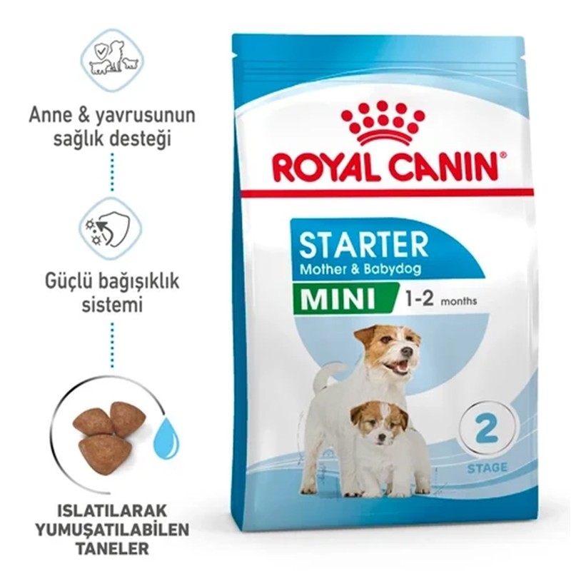 Royal Canin Mini Starter Mother&Babydog Emziren Anne ve Yavrular İçin Köpek Maması 4kg