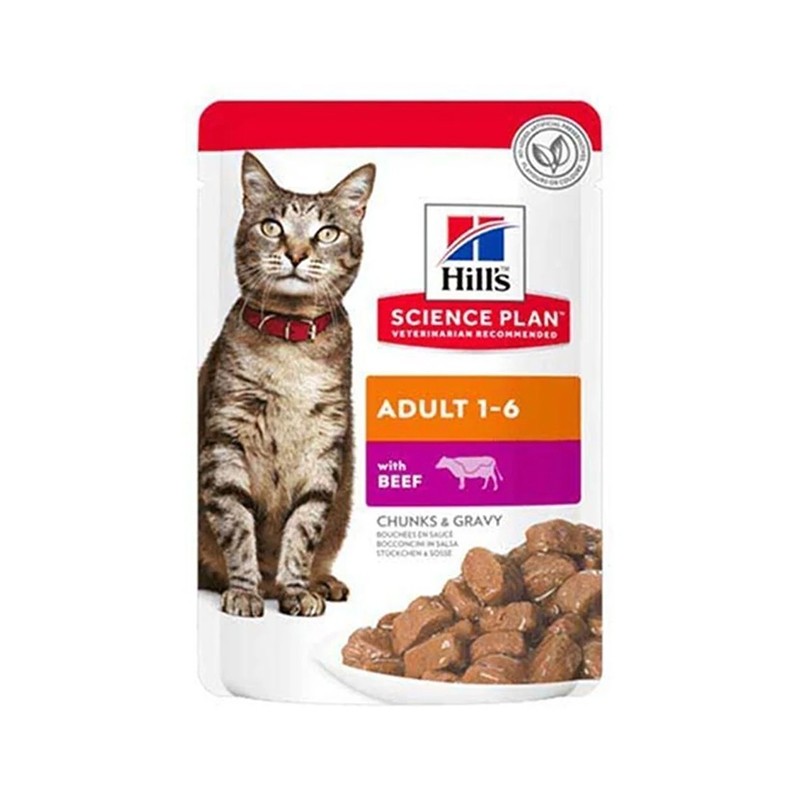 Hills Biftekli Pouch Konserve Yetişkin Kedi Maması 85 Gr