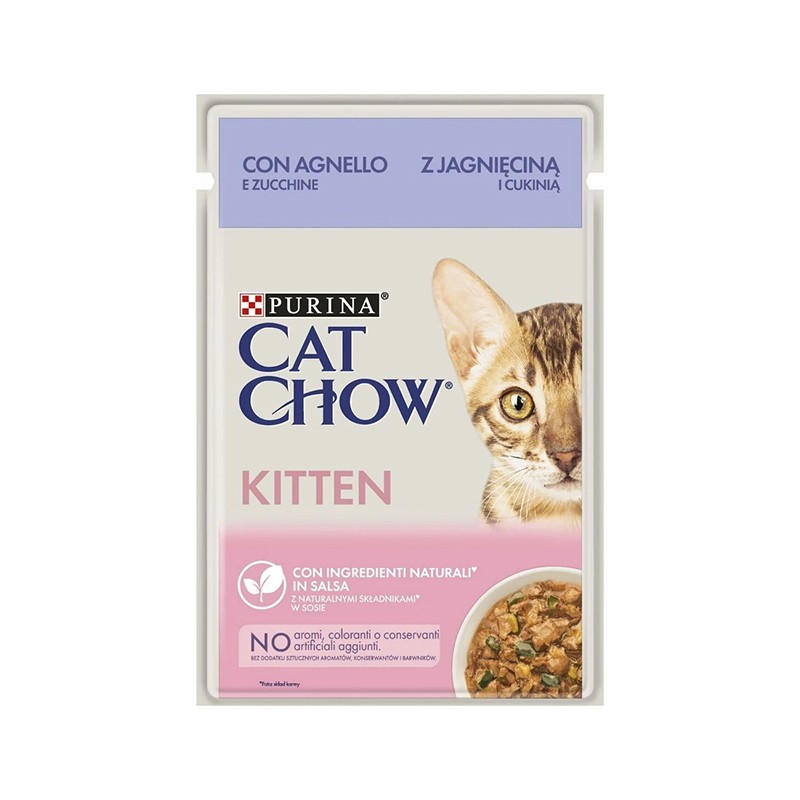 Purina Cat Chow Kuzu Etli Yavru Kedi Konservesi 85 G