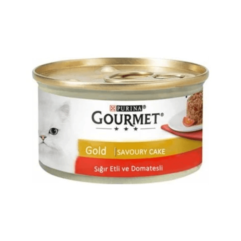 Gourmet Gold Savoury Cake Sığır Etli ve Domatesli 85gr