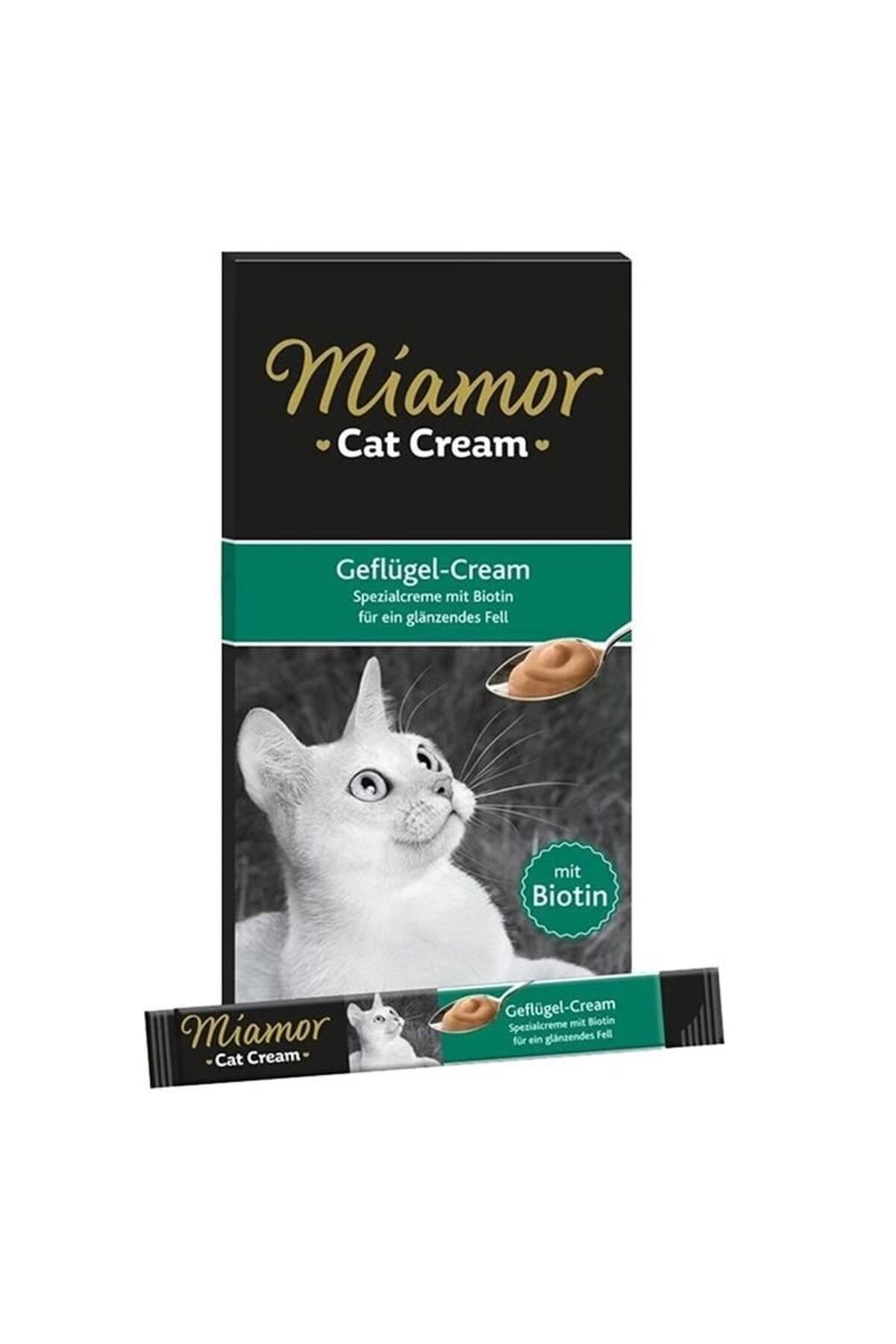 Miamor Cream Kümes Hayvanı Ve Biyotin Kedi Ödülü 6x15gr