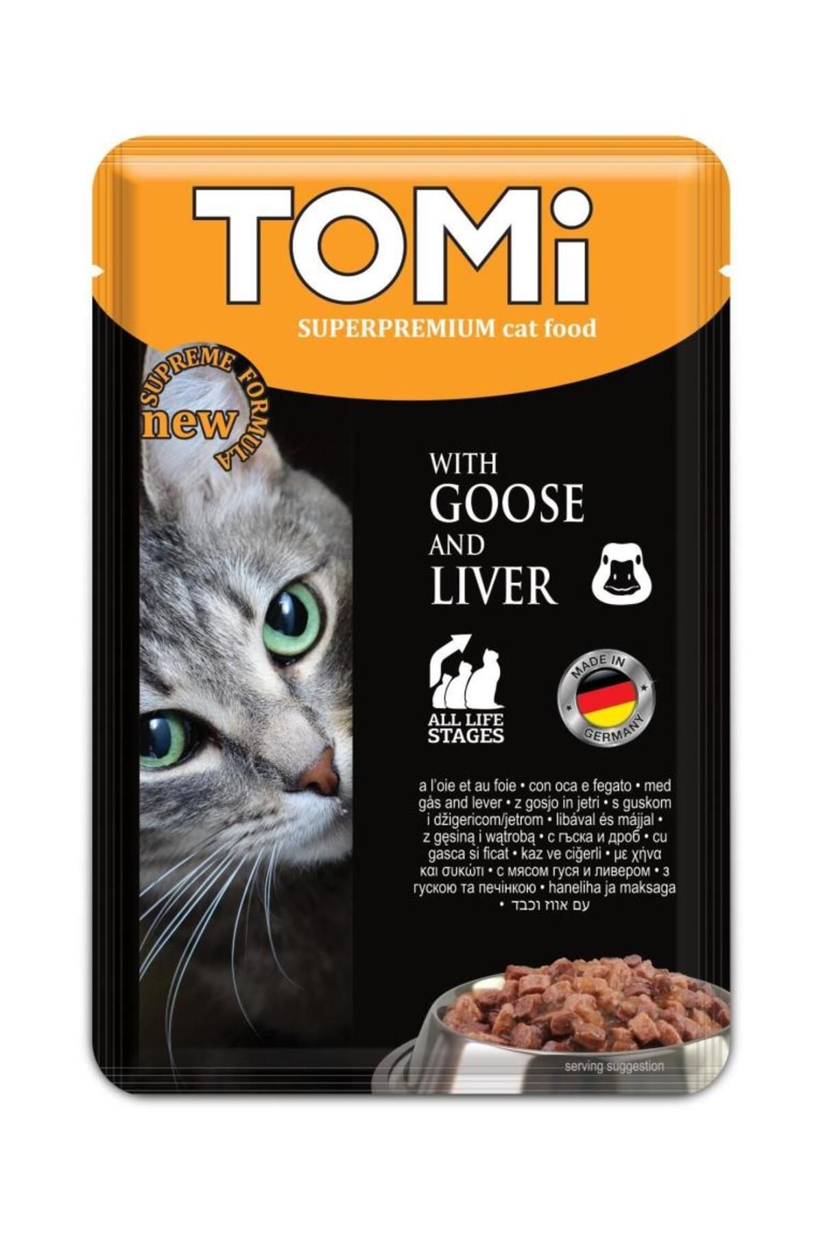 Tomi Kazlı Ve Ciğerli Yetişkin Kedi Konservesi 100gr