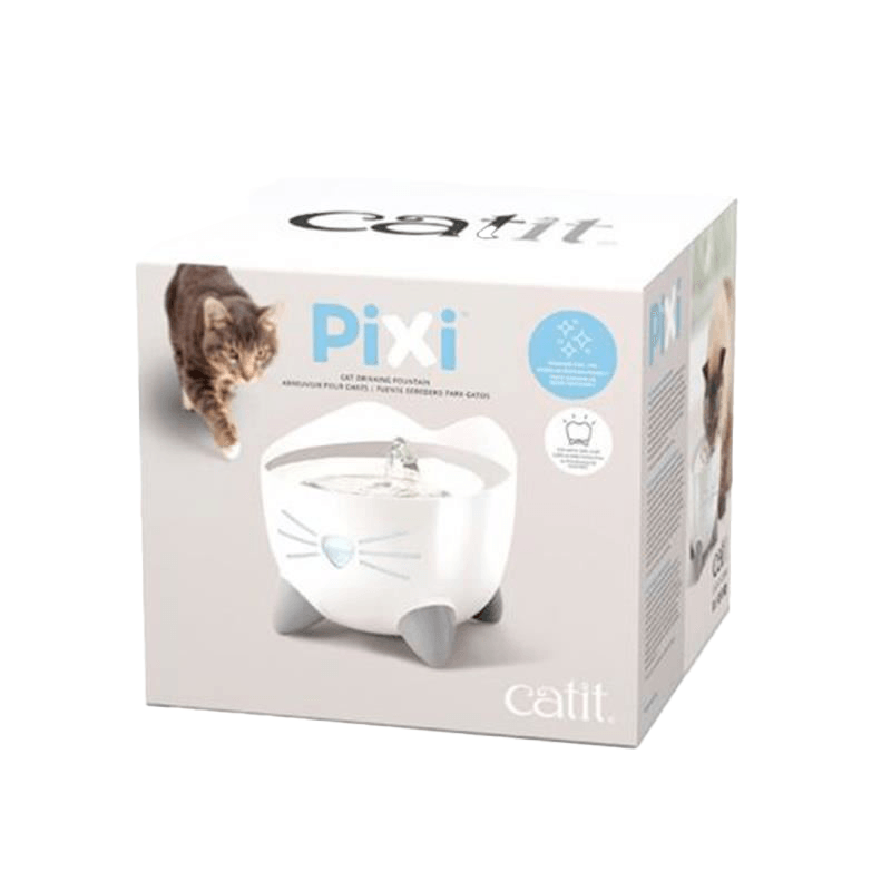 Catit Pixi Fountain Led Seviye Göstergeli Otomatik Kedi Su Sebili 2 Lt Beyaz