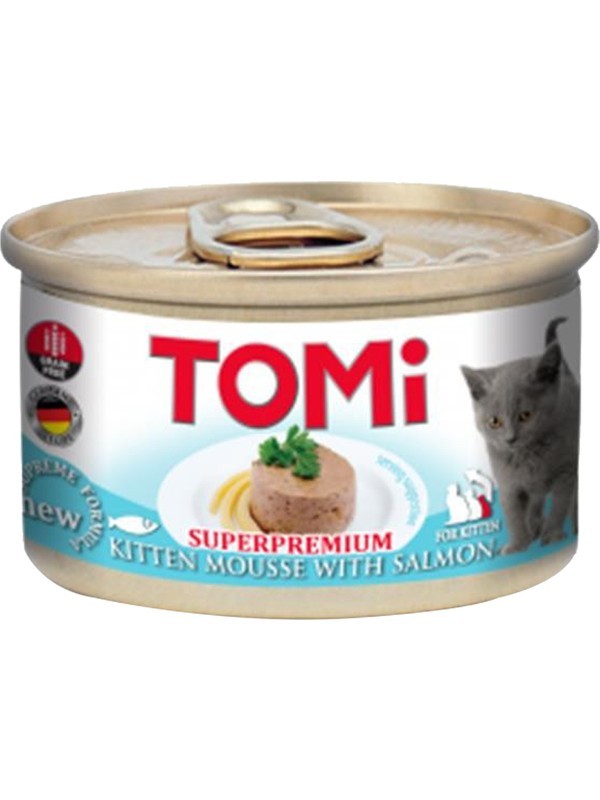 Tomi Somonlu Tahılsız Yavru Kedi Konservesi 85gr