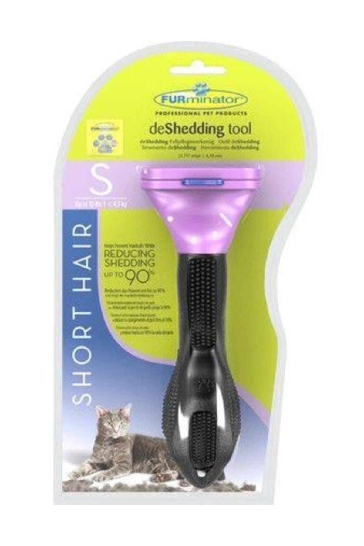 Furminator Tüylü Kediler Için Short Hair Kısa Tüy Tarağı Kedi Tarağı S