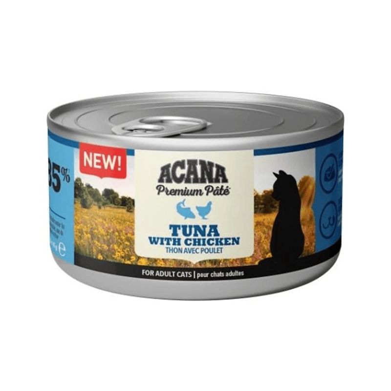 Acana Premium Pate (ezme) Tuna Balıklı Ve Tavuklu Kedi Konservesi 85 Gr