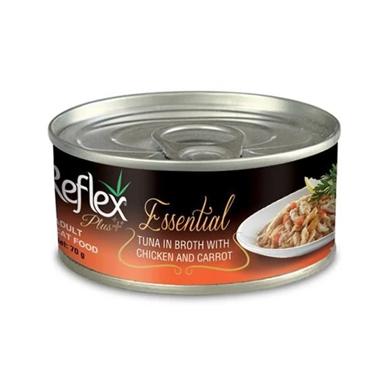 Reflex Plus Essential Ton Balıklı Tavuklu ve Havuçlu Kedi Maması