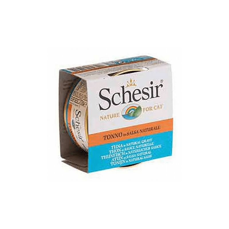 Schesir Tahılsız Ton Balıklı Soslu Yetişkin Kedi Konservesi 70 gr