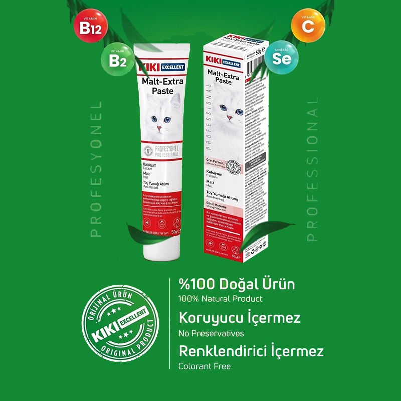 Kiki Kedi Tüy Yumağı Kontrol Maltı 50gr.