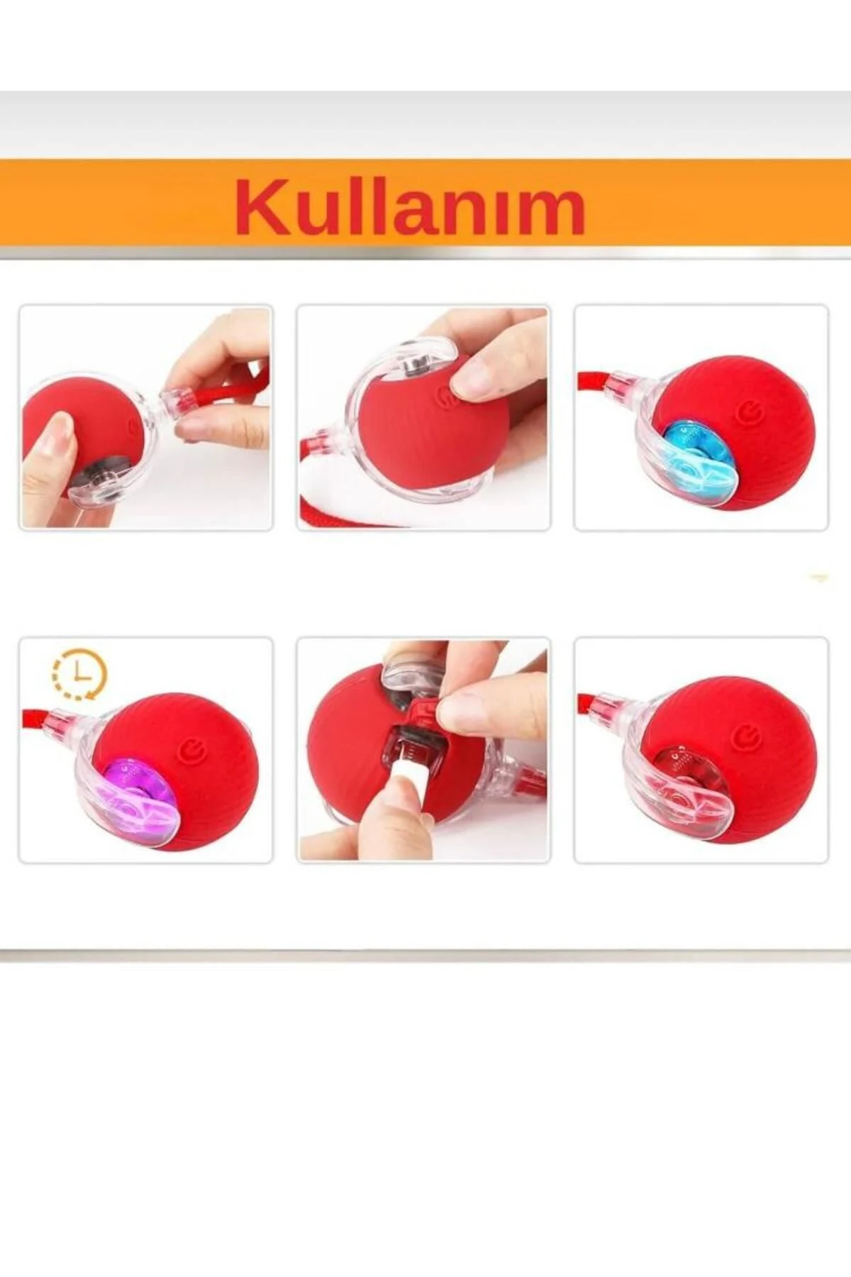 Petrepast Yeni Nesil Akıllı Hareketli Şarjlı Kedi Oyuncağı Interaktif Eğlence Topu