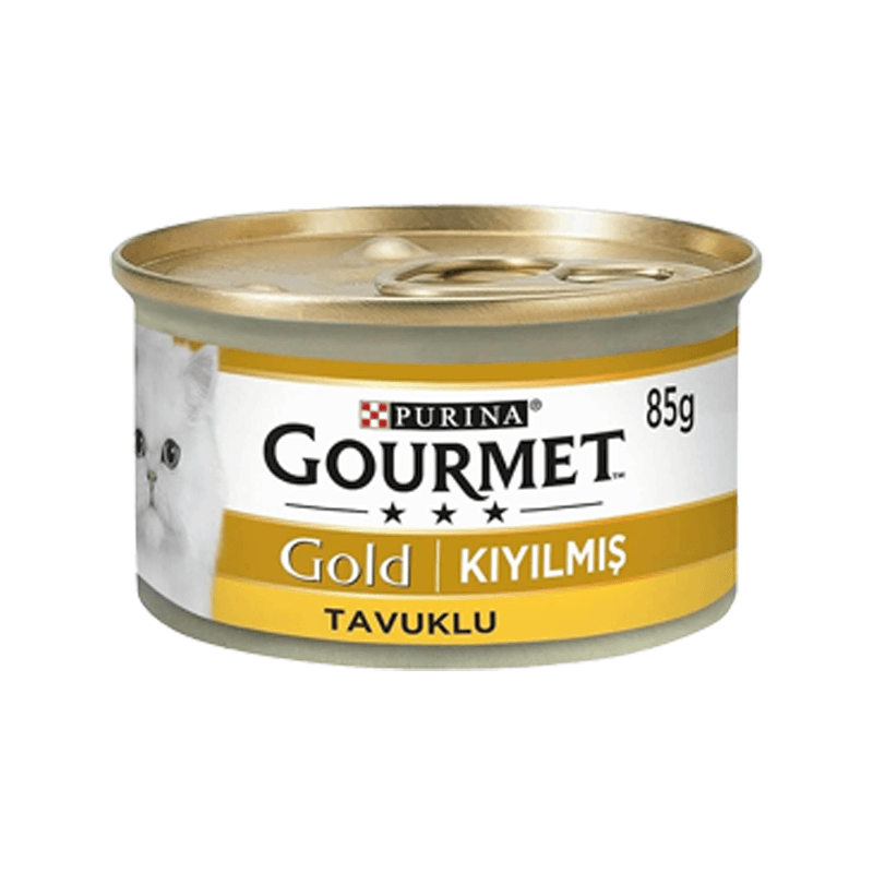 Gourmet Gold Kıyılmış Tavuklu Yaş Kedi Maması 85 Gr 24 Adet