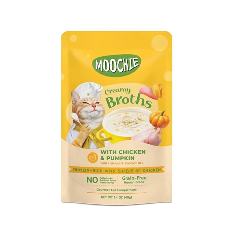 Moochie Tavuklu ve Balkabaklı Çorba Yaş Mama 40gr