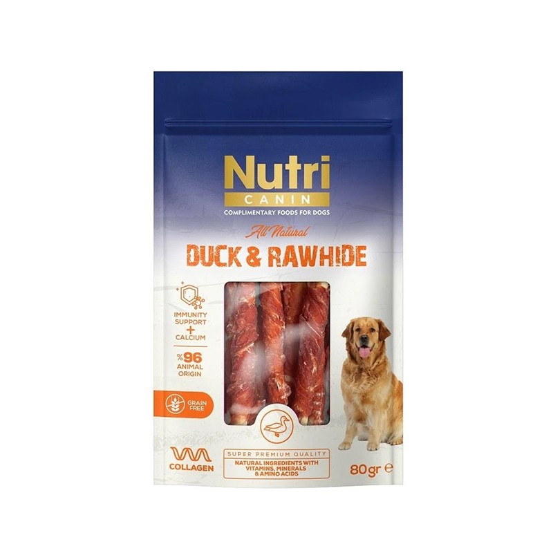 Nutri Canin Ördek Eti Sarılı Kemik 80gr