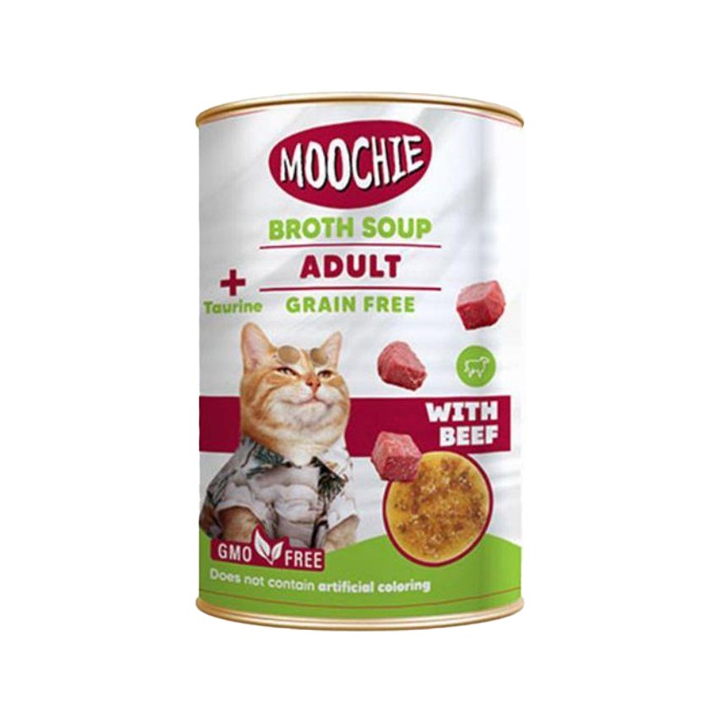 Moochie Dana Etli Yetişkin Kedi Çorbası 135 ML