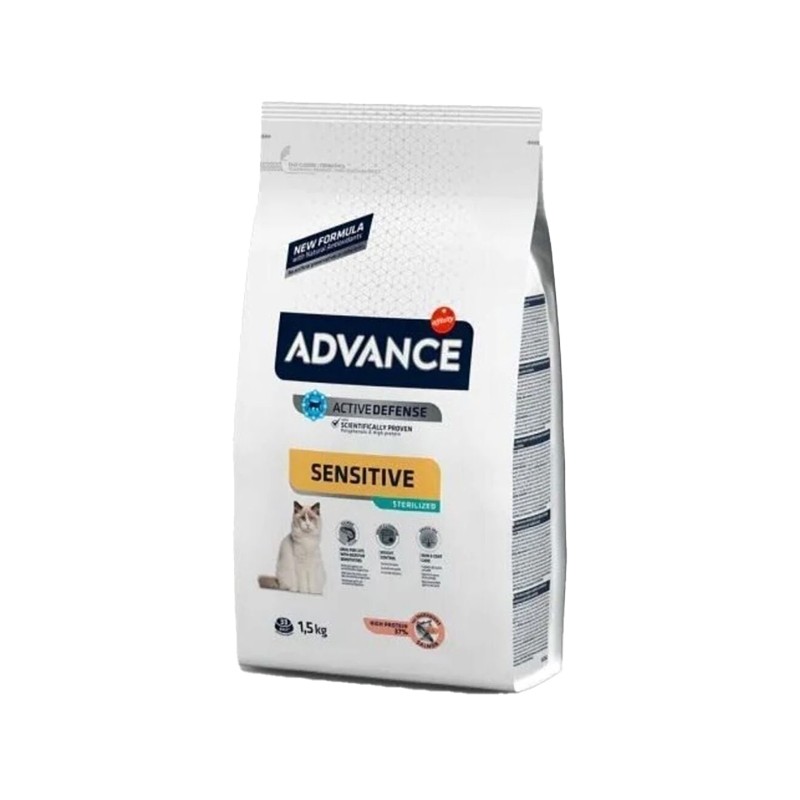 Advance Somonlu Kısırlaştırılmış Hassas Kedi Maması 1,5 Kg