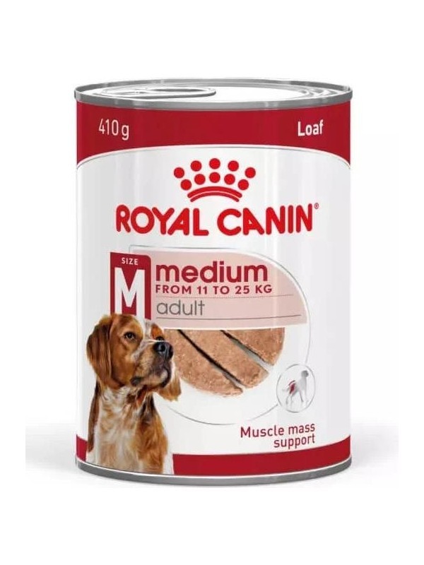 Royal Canin Loaf Mousse Orta Irk Ezme Yetişkin Köpek Konservesi 410 gr