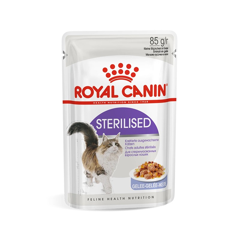 Royal Canin Sterilised Kısırlaştırılmış Jelly Kedi Yaş Maması 85gr