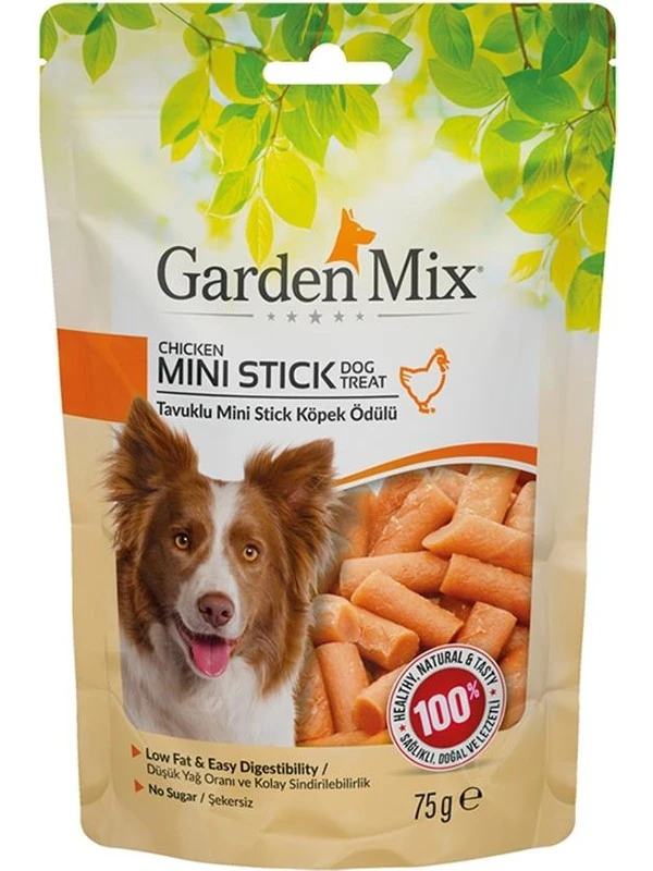 Gardenmix Tavuklu Mini Stick Köpek Ödülü 75gr