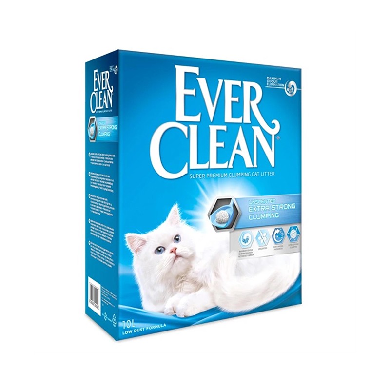 Ever Clean Extra Strong Unscented Ekstra Güçlü Kokusuz Kedi Kumu 10 lt