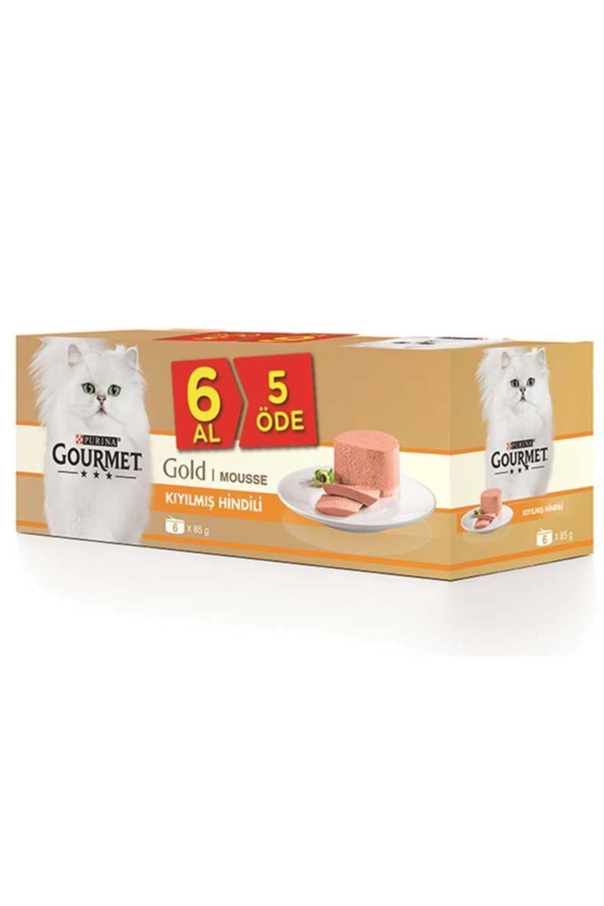 Purina Gourmet Hindi Etli Kıyılmış 6 al 5 öde