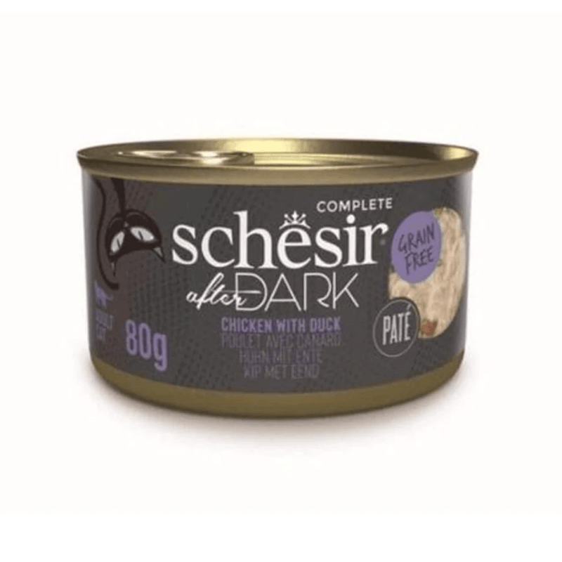 Schesir After Dark Tavuk ile Ördek Et Suyunda Konserve 80g