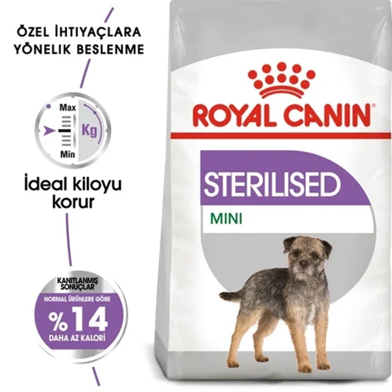 Royal Canin Mini Sterilised Kısırlaştırılmış Köpek Maması 3kg