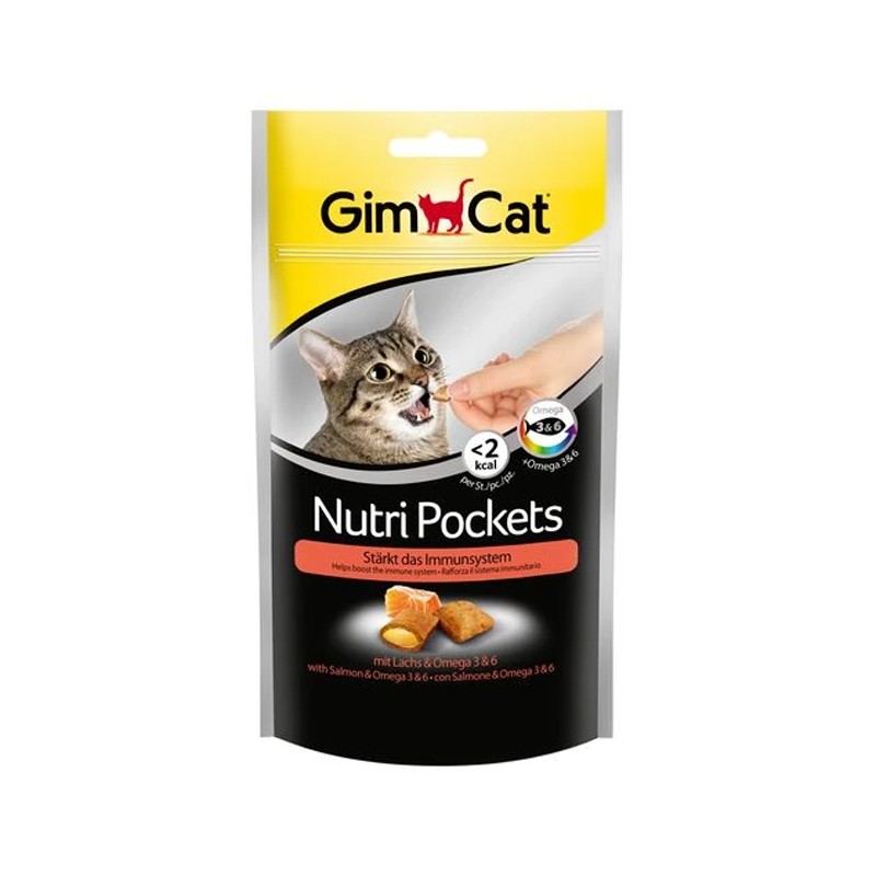 Gimcat Ödül Tableti Nutripocket Omega + Somon 60gr