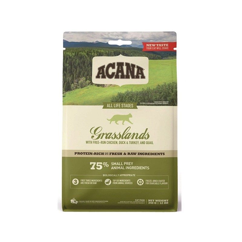 Acana Grasslands Kedi Maması 1,8kg - Tüm Irk ve Yaşam Evreleri İçin