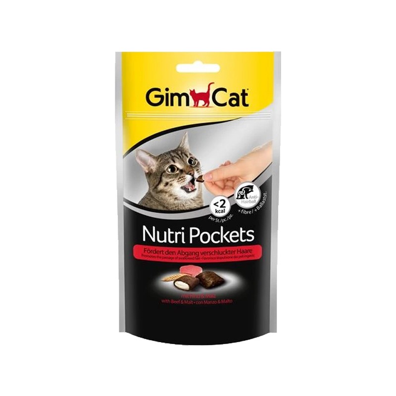 Gimcat Ödül Tableti Nutripocket Malt-Biftek 60gr