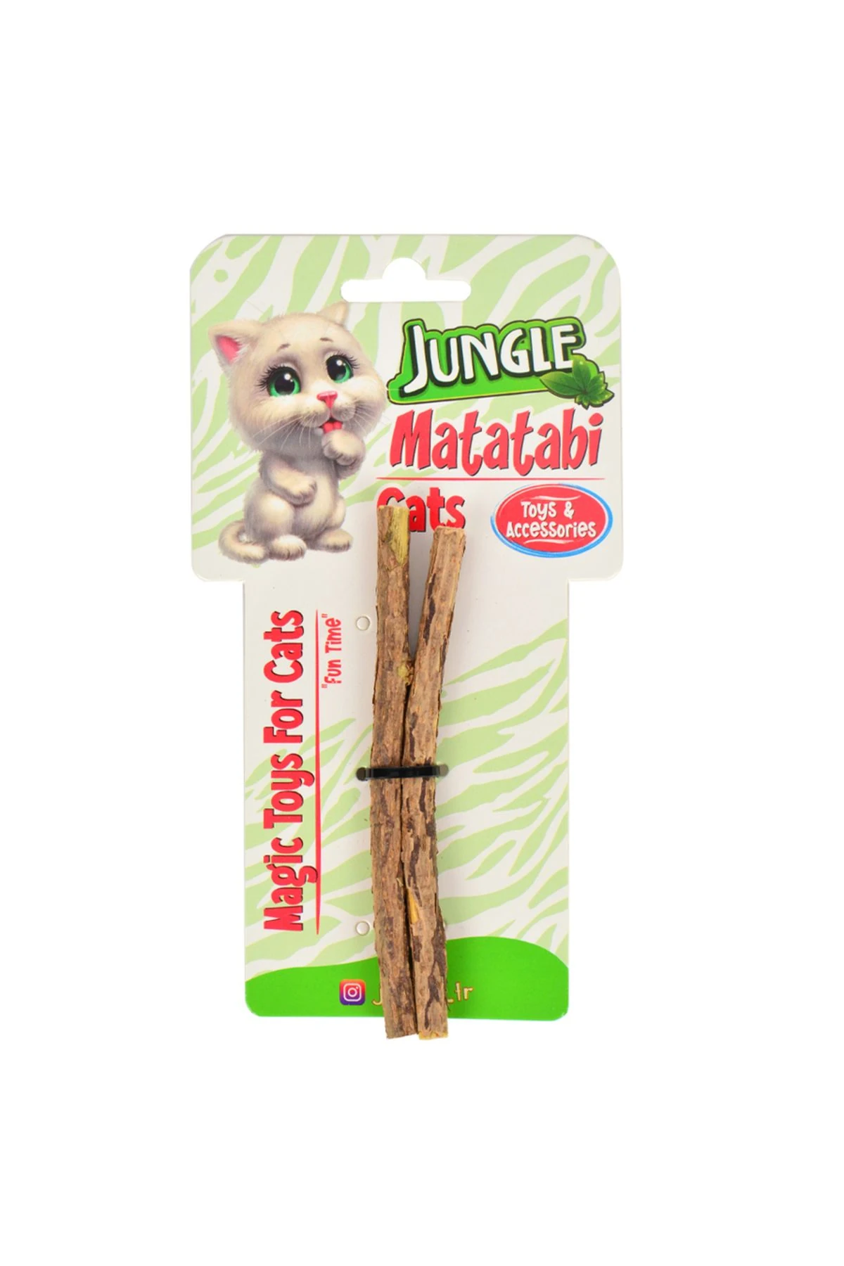 Jungle Matatabi Cats Stick 2'li Medium Kedi Oyuncağı